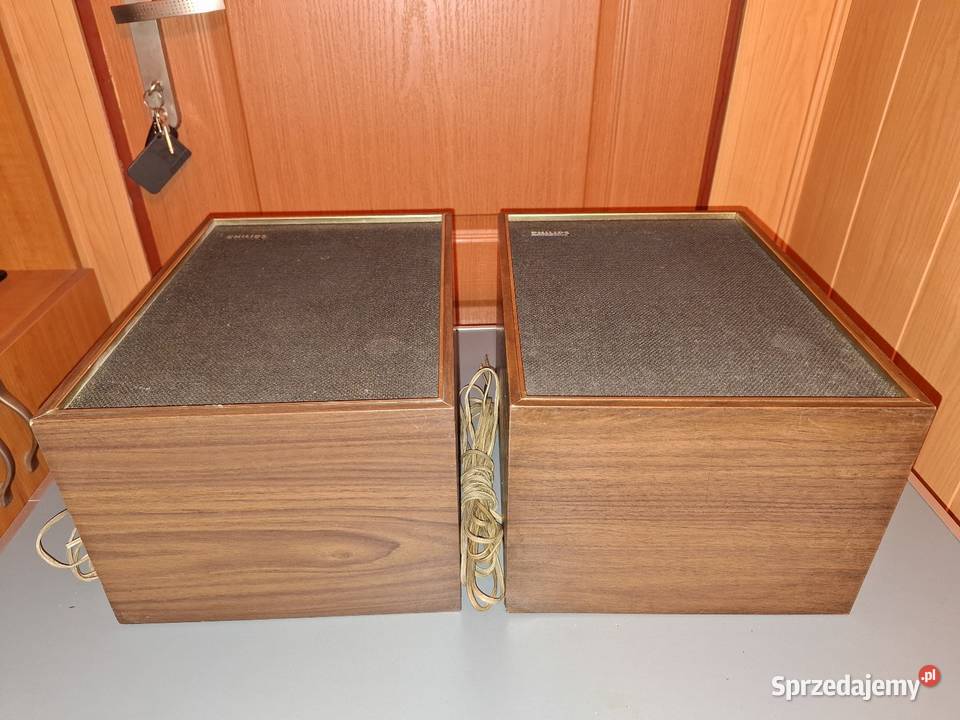 Kolumny Stereo Philips 22RH41211Z Vintage 1971 Słuchawki i głośniki Sochaczew sprzedam