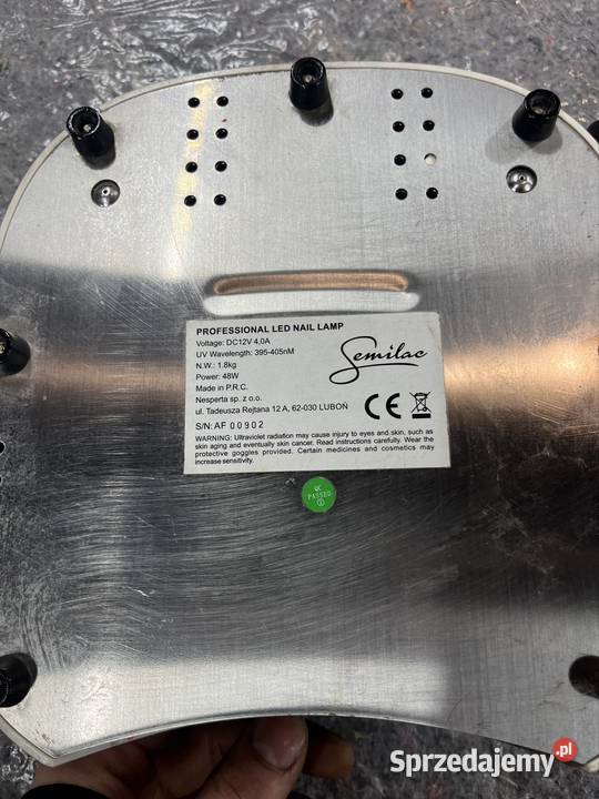 Lampa LEDUV Do Paznokci Semilac 48W Jarocin sprzedam