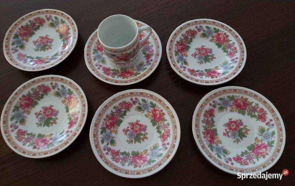 Porcelana chińska małe filiżanki espresso wielokolorowy Kluczbork