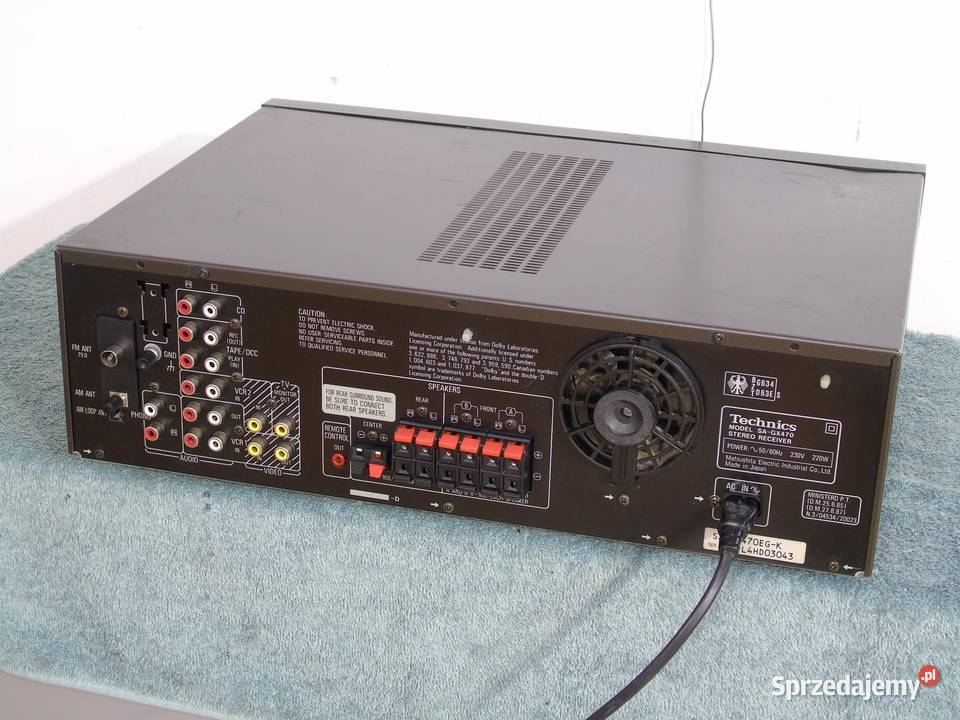 Amplituner Technics SAGX 470 sprawny i mocny Jasło