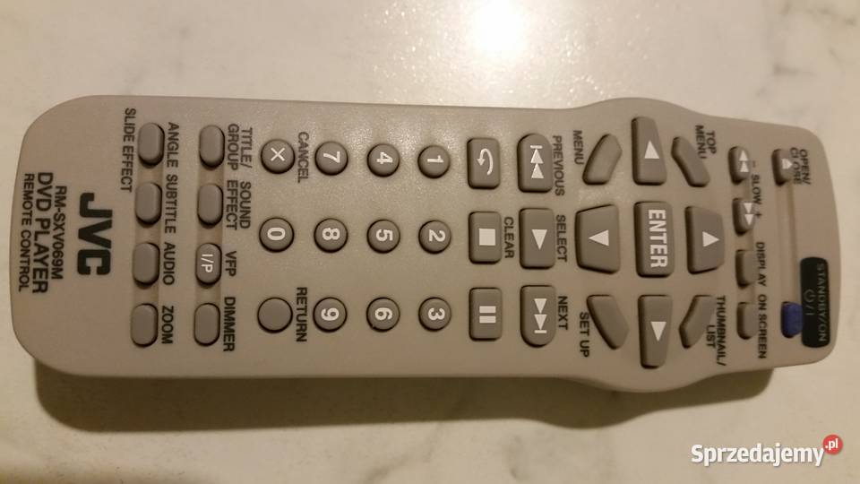 Pilot JVC RMSXV069M DVD PLAYER REMOTE CONTROL Puławy