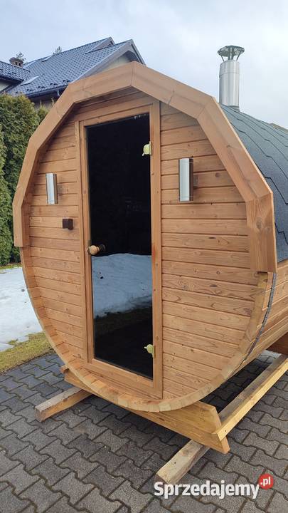 Sauna ogrodowa z THERMO DREWNA