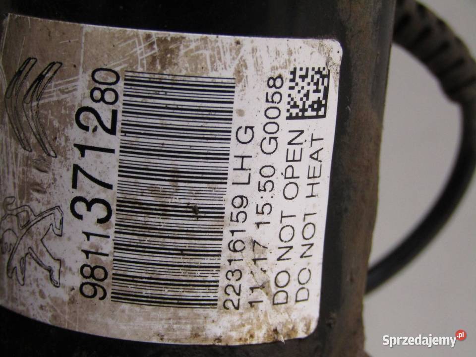 KOLUMNA MCPHERSON LEWY PRZÓD 12 VTI CITROEN C3 osobowe Listwy i nakładki