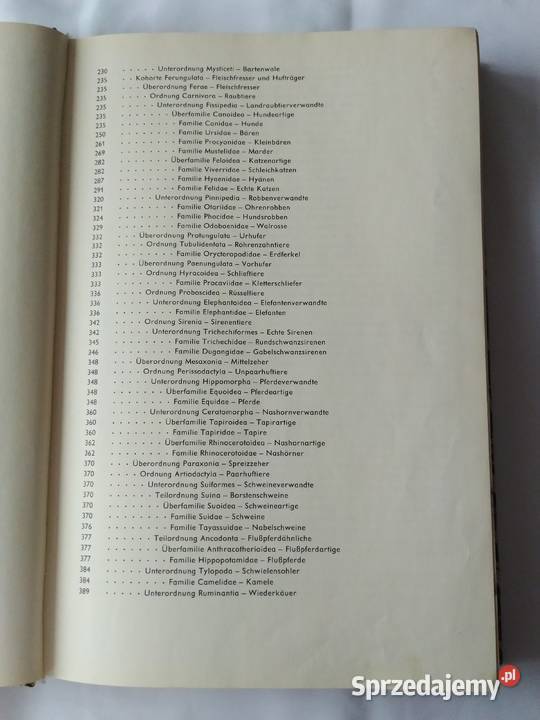 URANIA TIERREICH Sugetiere twarda z obwolutą Hajnówka