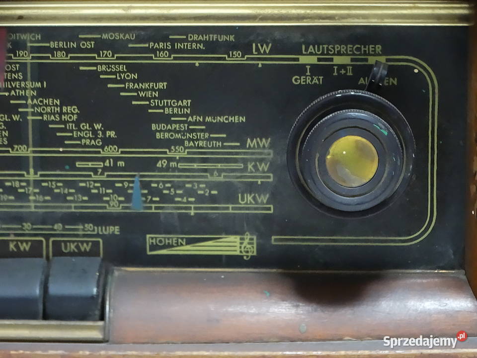 Stary Lampowy Odbiornik Radiowy Philips Saturn lubelskie Biłgoraj