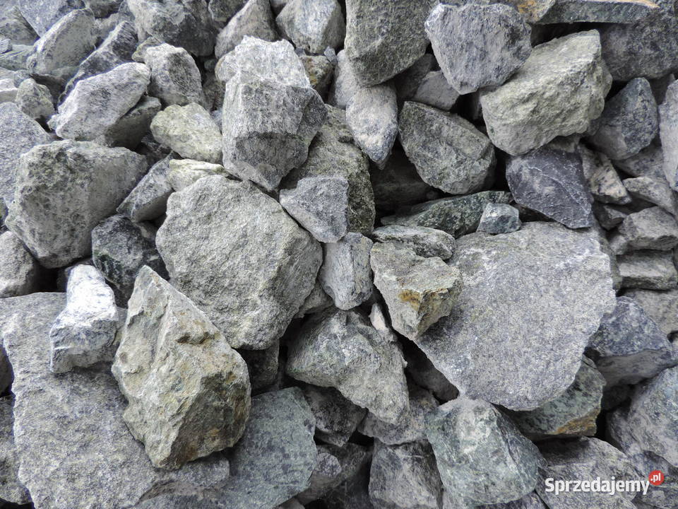 GRYS KAMIEŃ ZIELONY DO GABIONU 60120 HURT Oświęcim