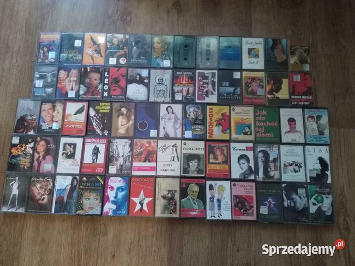Kolekcja kaset ponad 100 różne rodzaje muzyki Włocławek