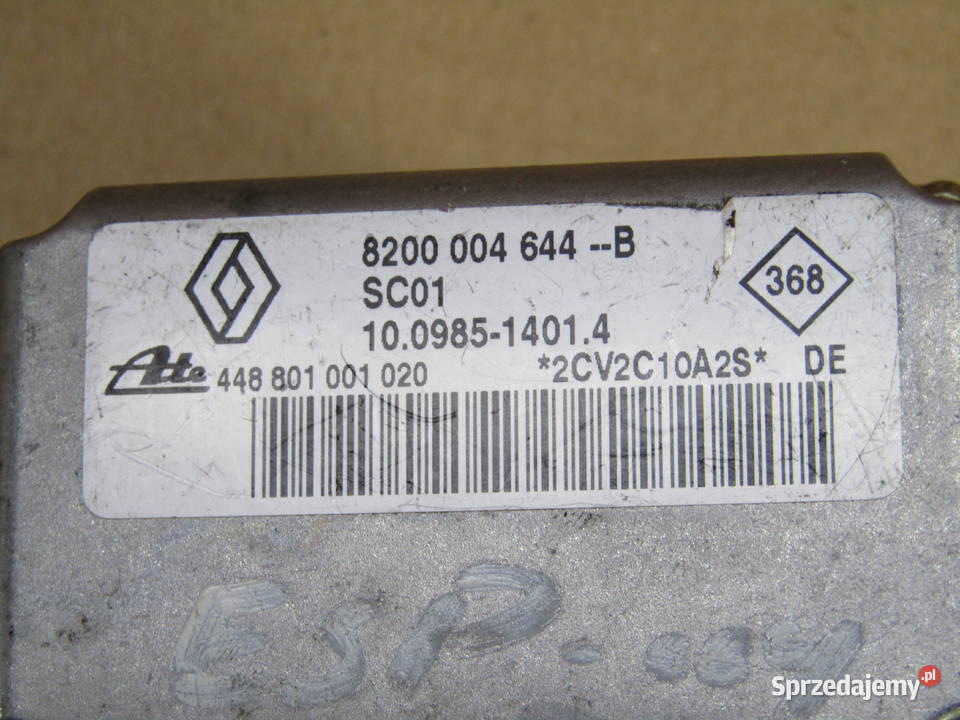 MODUŁ ESP RENAULT LAGUNA II 8200004644 Mysłaków