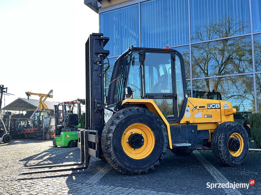 Wózek widłowy terenowy JCB 926 4 WD triplex 55 m