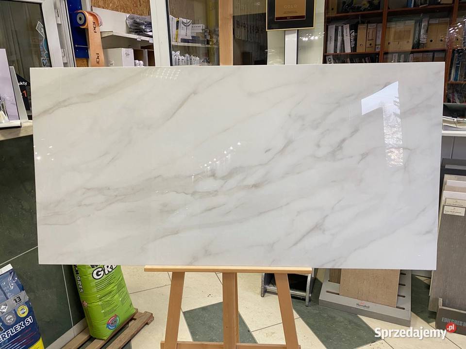 Gres 60x120 poler marmur gold Horizon Zakopane