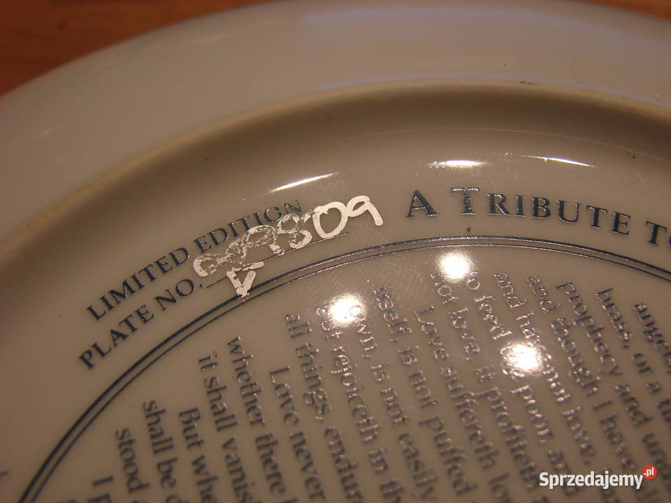Księżna Diana talerz kolekcjonerski Pruszcz Gdański
