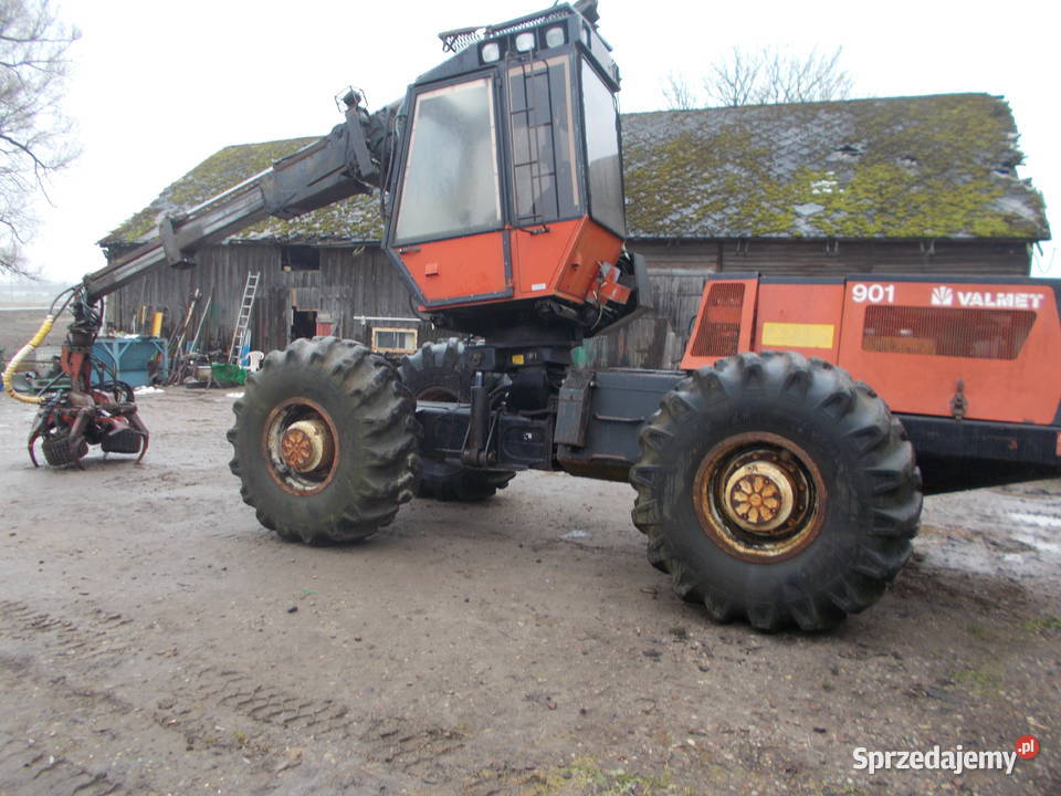 harwester valmet 901 kombajn zrębowy Karasiewo