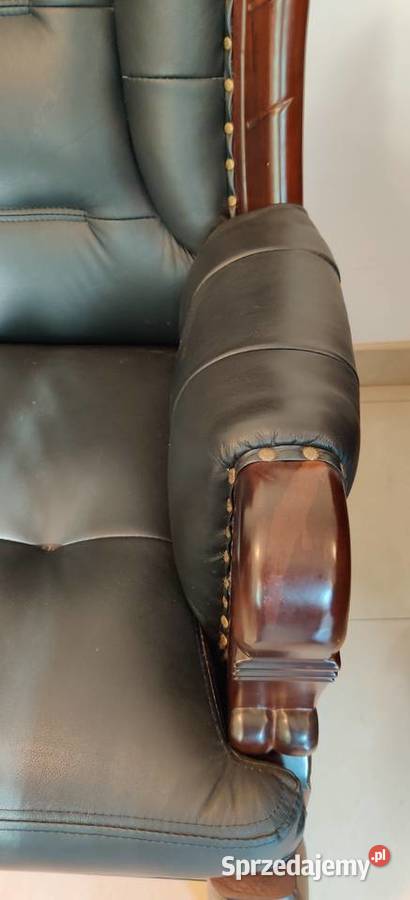 Dostojny fotel wielkiego bossa Fotele i pufy Warszawa