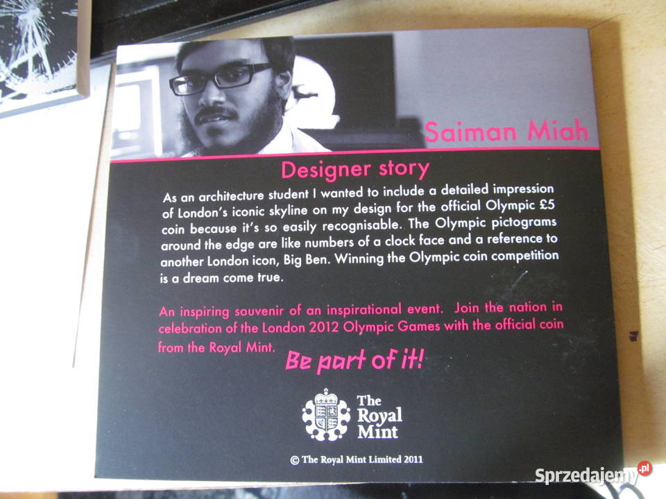5 funtów Olimpiada Londyn 2012r Lublin