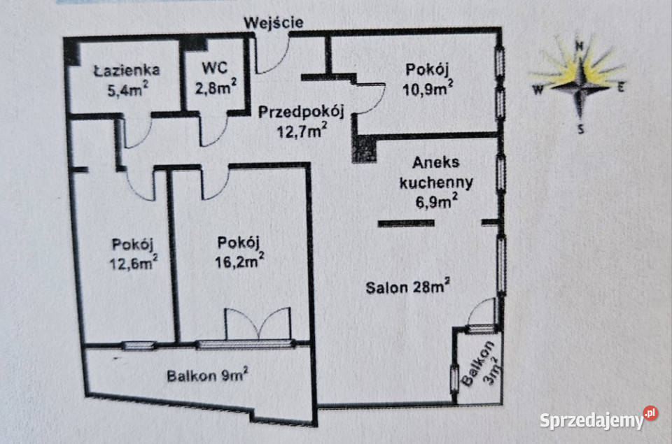 Duże mieszkanie na Woli osCzyste BEZPOŚREDNIO Warszawa