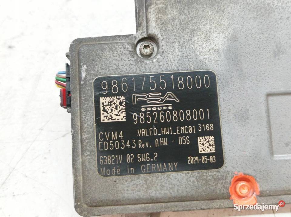 KAMERA PRZÓD 9861755180 Opel Astra VI 2022 L sprzedam