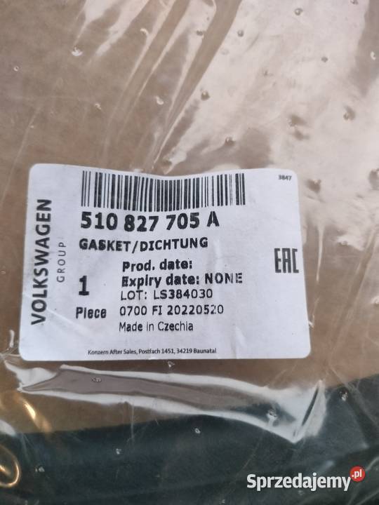 Volkswagen Golf Sportsvan Gumowa uszczelka Turek