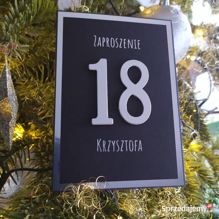 Zaproszenie na 18 Urodziny Konin