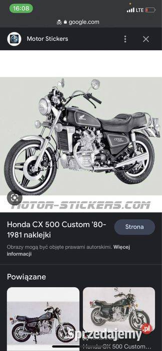 Honda CX500 kierownica Kierunkowskazy Manetki CX Poznań