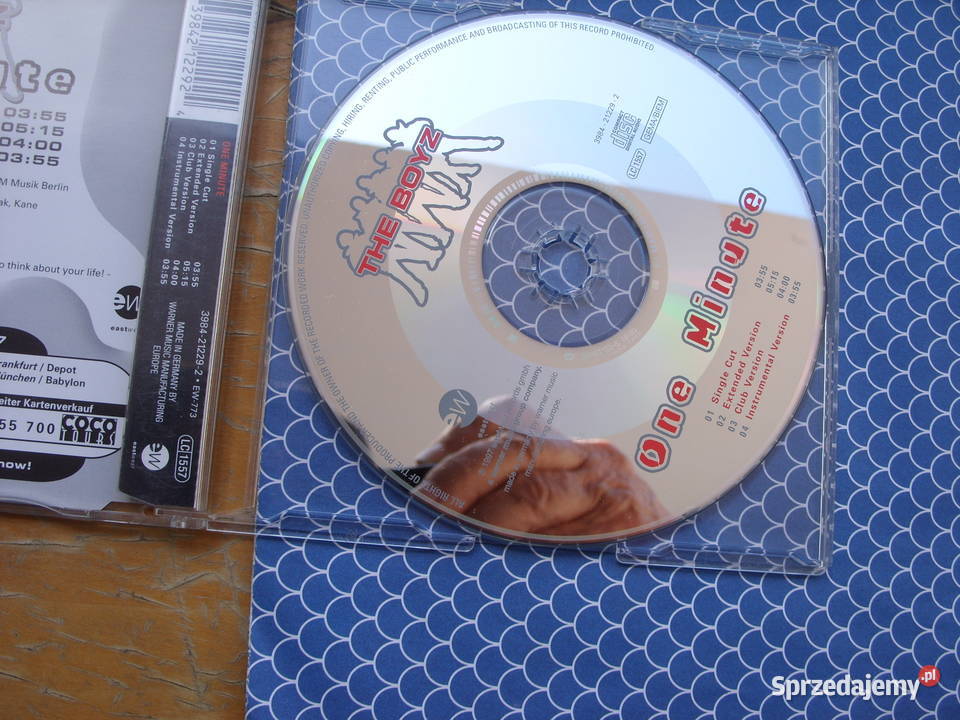 Singiel CD THE BOYZONE MINUTE 1997 Wołów sprzedam