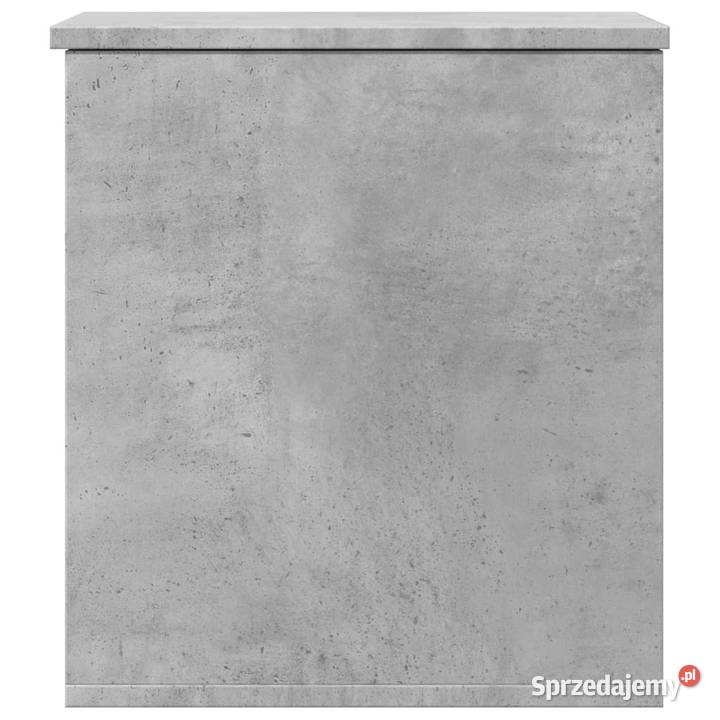 Skrzynia szarość betonu 40x42x46 materiał Warszawa