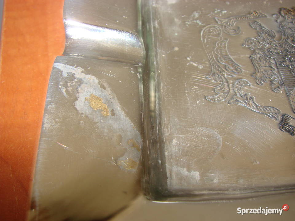 duża herbowa popielniczka sprzedam