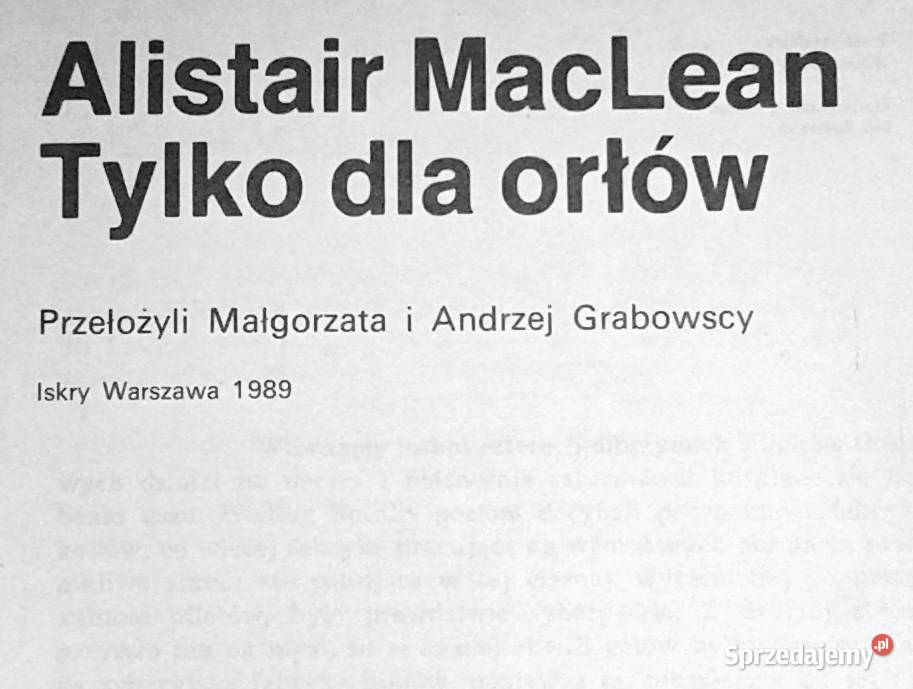 orłów Alistair MacLean Chełm