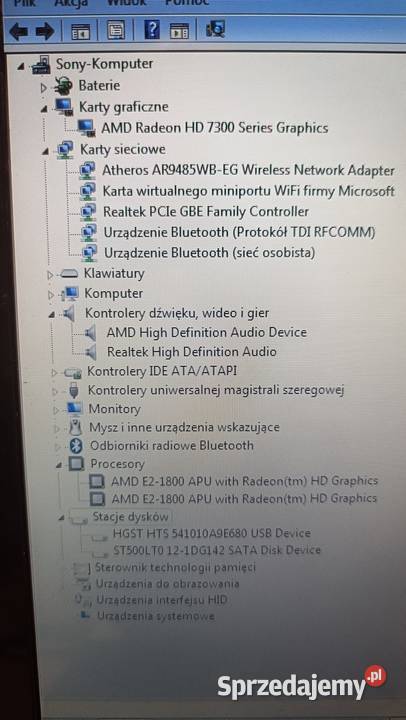 Laptop SONY SVE111A11M Poznań sprzedam
