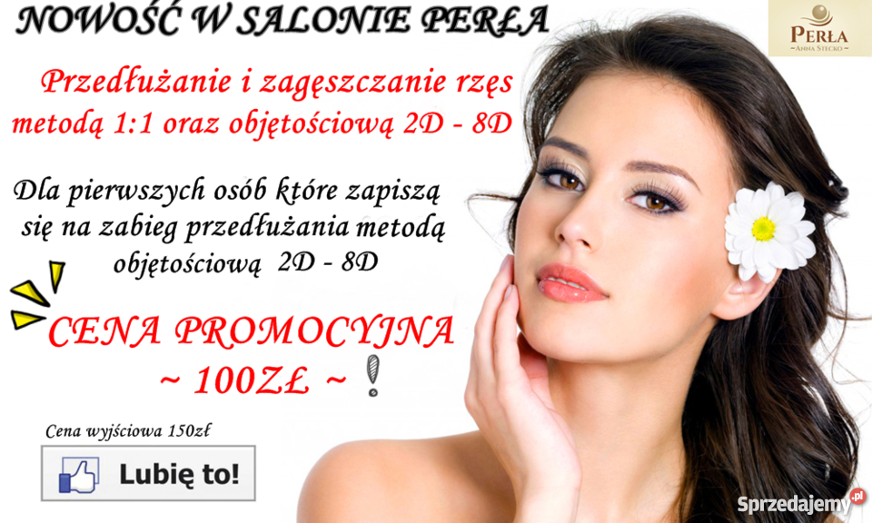 UWAGA Promocja Przedłużanie rzęs metodą