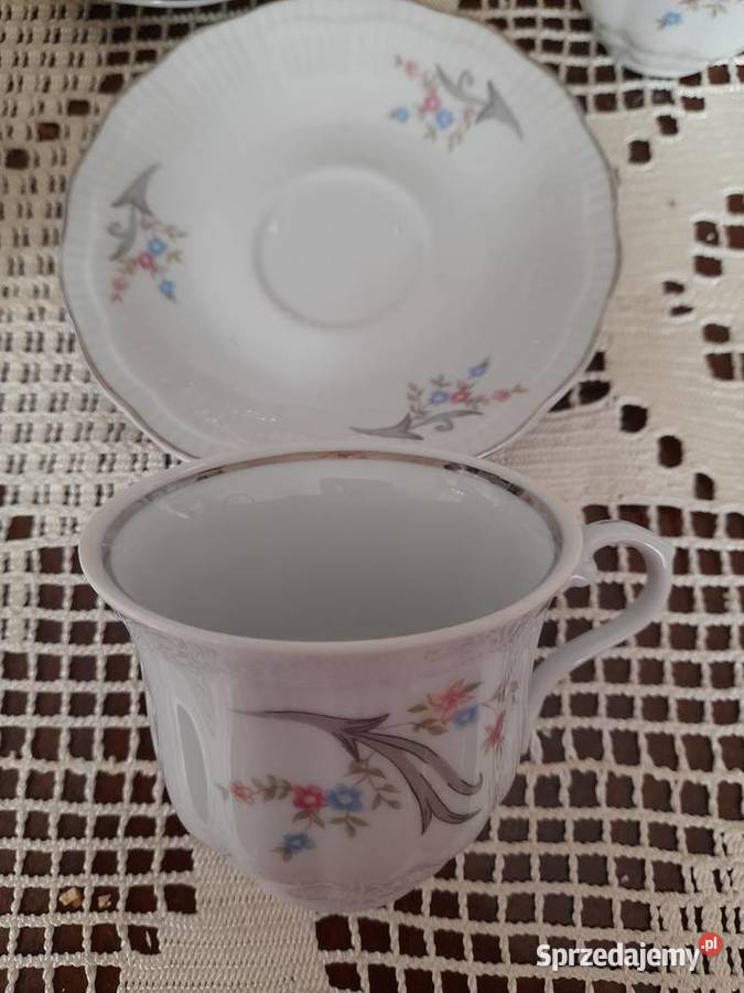 Porcelanowe duo sygnowane Wałbrzych śląskie Bielsko-Biała