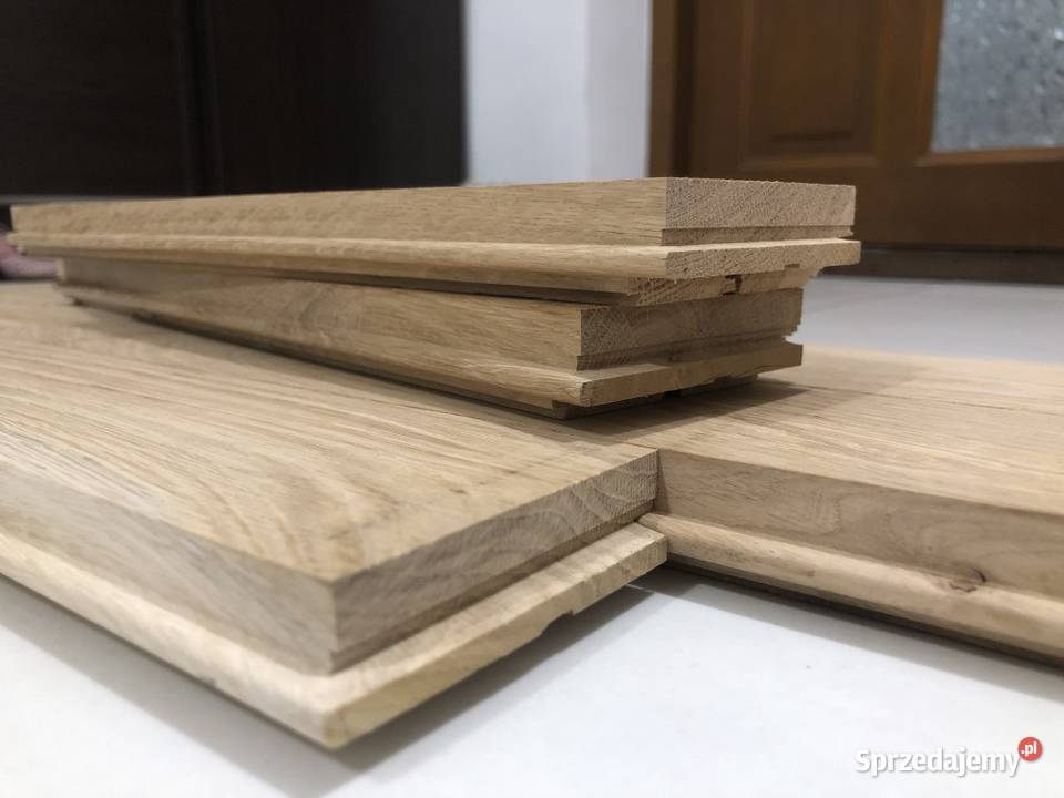 PARKIET DĄB lity dębowy 22x70x500 Natur klasa 1 mazowieckie