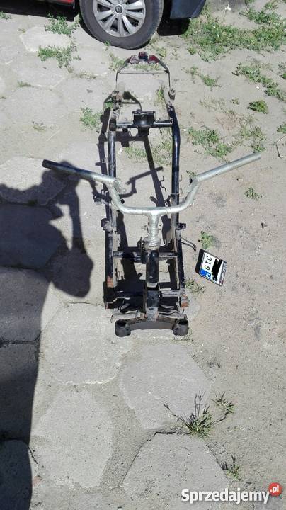 Skuter rama z papierami Tczew