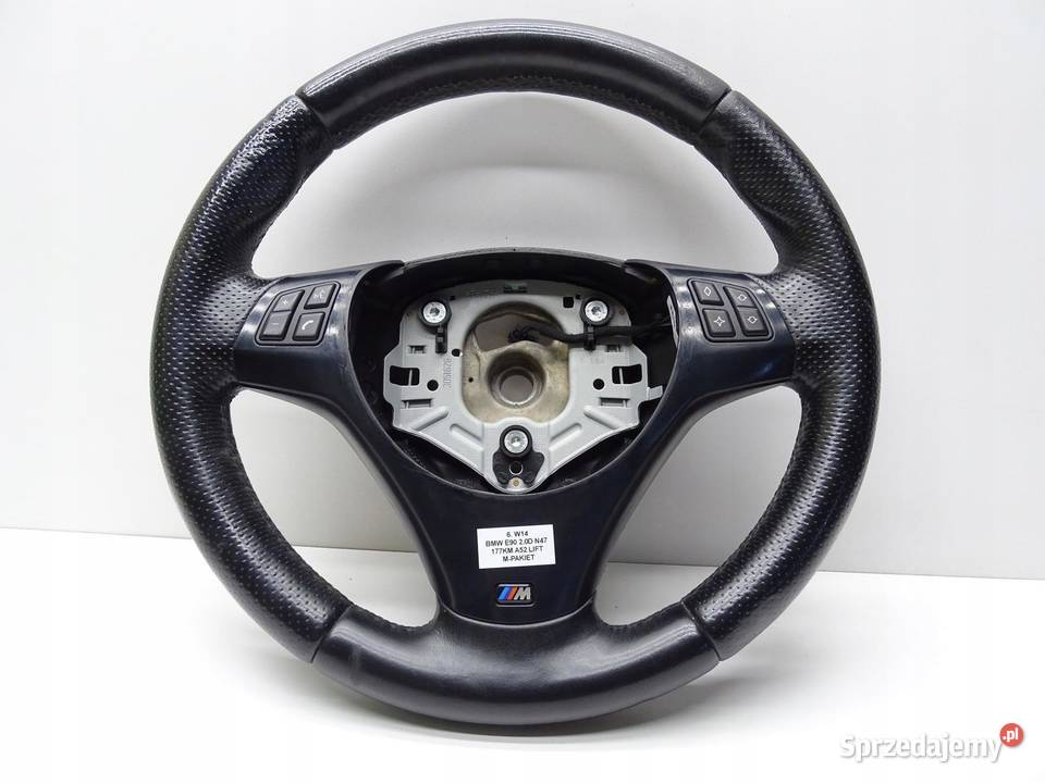 KIEROWNICA SKÓRA MULTI MULTIFUNKCJA BMW E90 LCI
