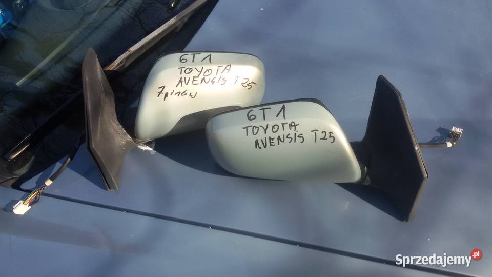 Lusterka Toyota Avensis T25 elektryczne 61T osobowe Elbląg sprzedam