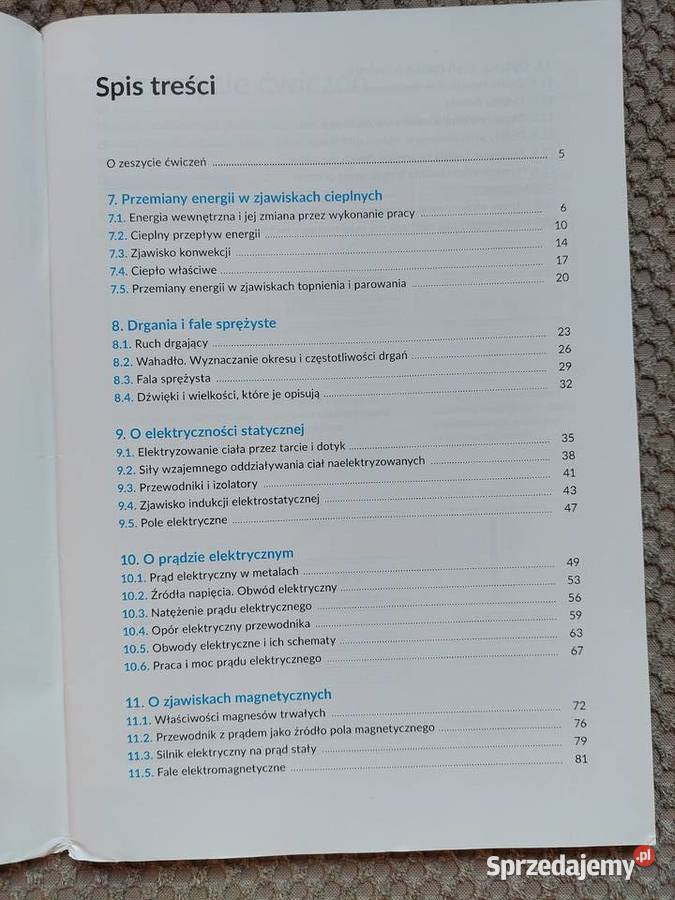 Świat fizyki 8 zeszyt ćwiczeń Kraków