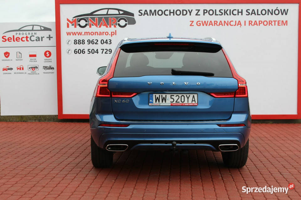 Volvo XC 60 RDESIGN 20 D4 190 AWD Salon nieuszkodzony Włocławek