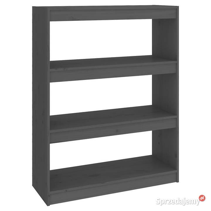 Regał na książkiprzegroda szary 80x30x1035 Warszawa