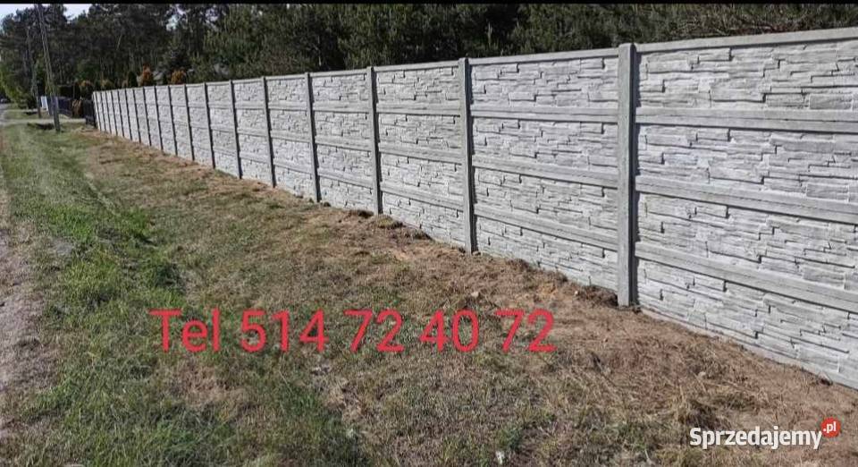 Ogrodzenia betonowe Mierzno