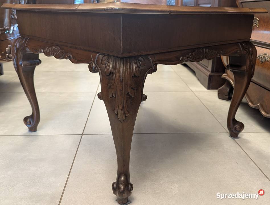 Pięknie zdobiony stolik sklep Dąbrowa Górnicza Meble sprzedam