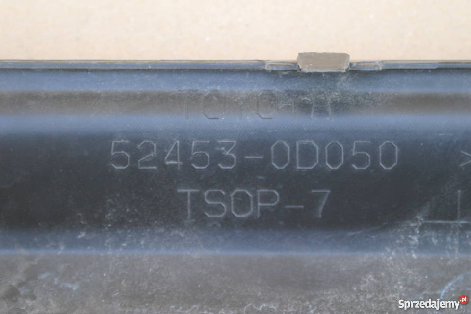 TOYOTA YARIS III LIFT DOKŁADKA ZDERZAKA TYŁ osobowe Bieleń