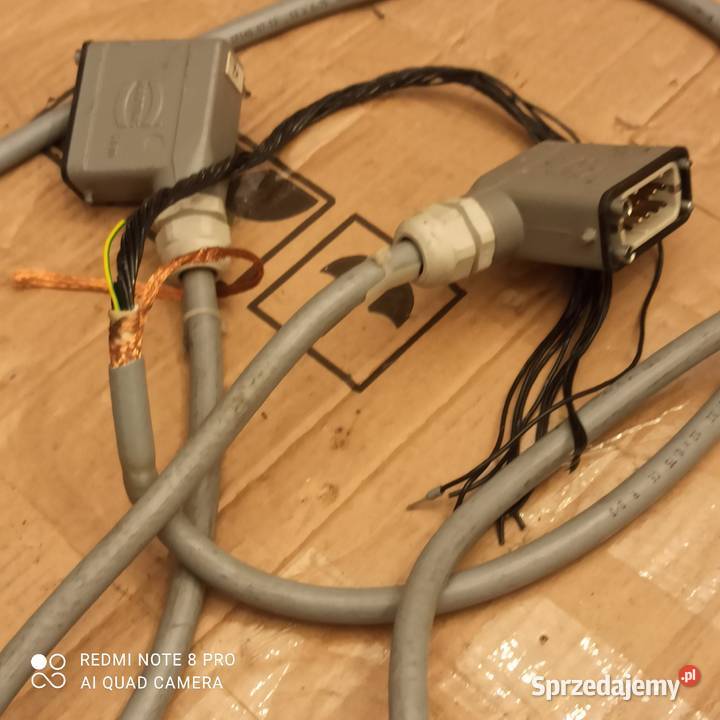 Złącze HARTING Wtyczka 10 PIN 15metra kabla Pozostałe Nowy Tomyśl