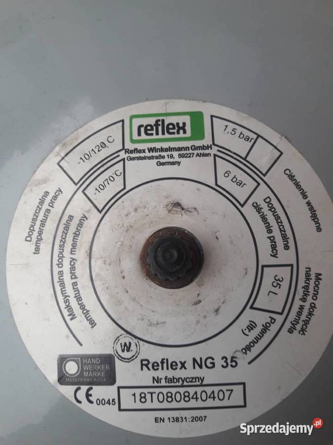 NACZYNIE PRZEPONOWE REFLEX NG 35 GY 615b R 34 Proszenie