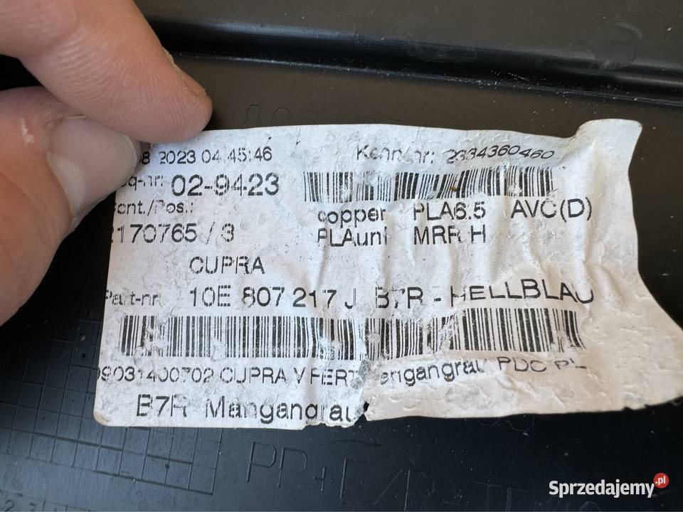 Wzmocnienie zderzaka przód stelaż maskownica