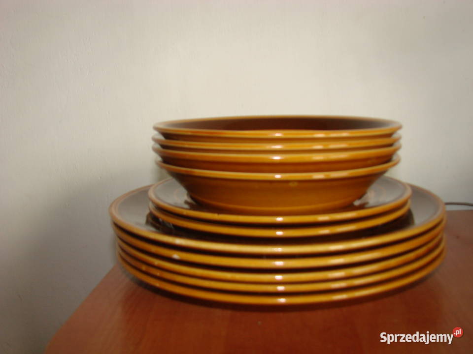 Royal Alma Staffordshire porcelitowe talerze pomorskie Pruszcz Gdański