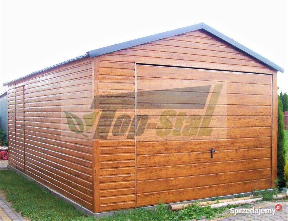 Garaz Blaszany Drewnopodobny | Akrylowy na WYMIAR NISKA CENA