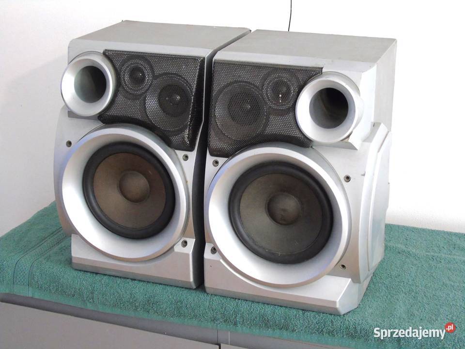 Kolumny JVC 2x 120 wat sprawne świetne stereo Słuchawki i głośniki Jasło
