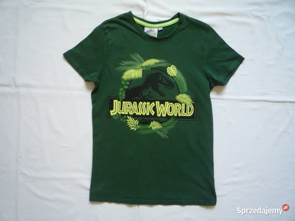 Jurassic World 134 Zielona koszulka Dinozaur Szczecin