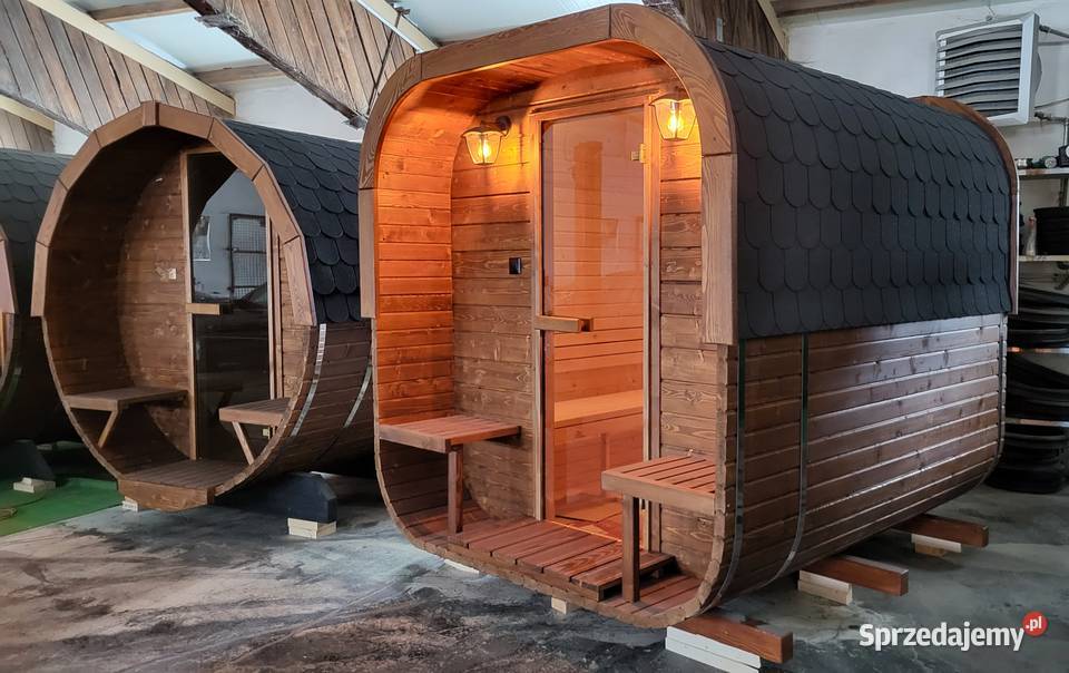 Sauna ogrodowa Kostka Okazja Dostępna ręki