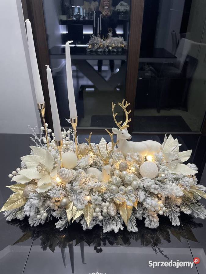 Duża Podświetlana Dekoracja Świąteczna z