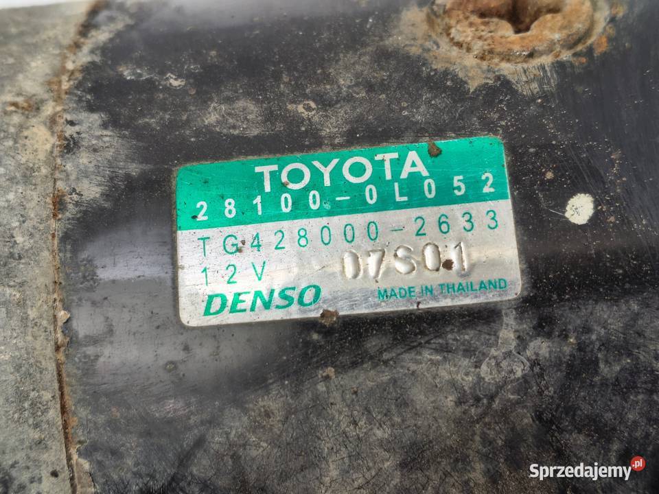 ROZRUSZNIK Toyota Hilux VII 30 D4D 281000L052 Chełm sprzedam